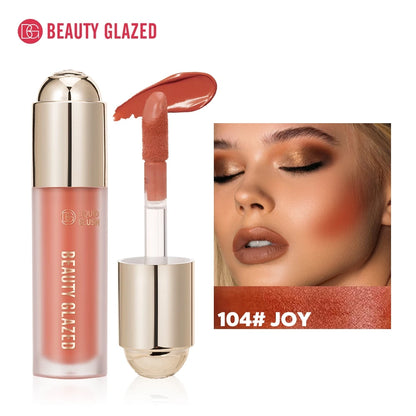 Glazed Velvet Matte Liquid Blush – Long-Lasting Natural Cheek Tint