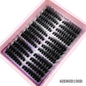 14Rows Fluffy Lash Clusters Thick Volume Eyelash Clusters Extensions 50D/80D Left/Right Individual Lashes Cat Eye Lash Extension