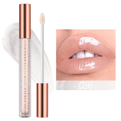 Hyaluronic Acid Lip Gloss, 8-Color Shimmering Lip Tint, Moisturizing Hydrating,Long-Lasting Shine Popular Best-Selling lip gloss