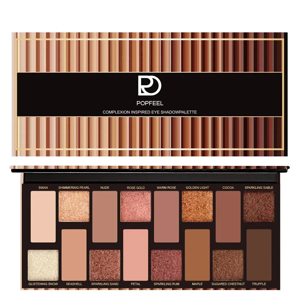 16 Color Eyeshadow Palette Glitter for Eyes Shimmer Matte Eye Shadow Korean Makeup For Women Cosmetics Eye Shine Waterproof