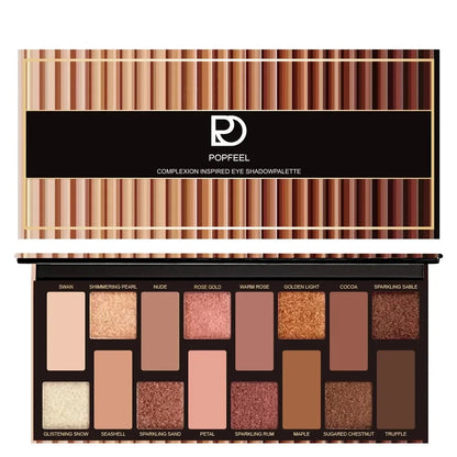 16 Color Eyeshadow Palette Glitter for Eyes Shimmer Matte Eye Shadow Korean Makeup For Women Cosmetics Eye Shine Waterproof