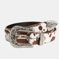 Women's Retro Casual Trend Carved Buckle Belt For Women Men,Punk Style Rivet Y2k Belt