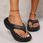 Thick Platform Eva Flip Flops For Women Summer Clip Toe Non Slip Beach Sandals Woman Comfortable Soft Sole Cloud Slippers