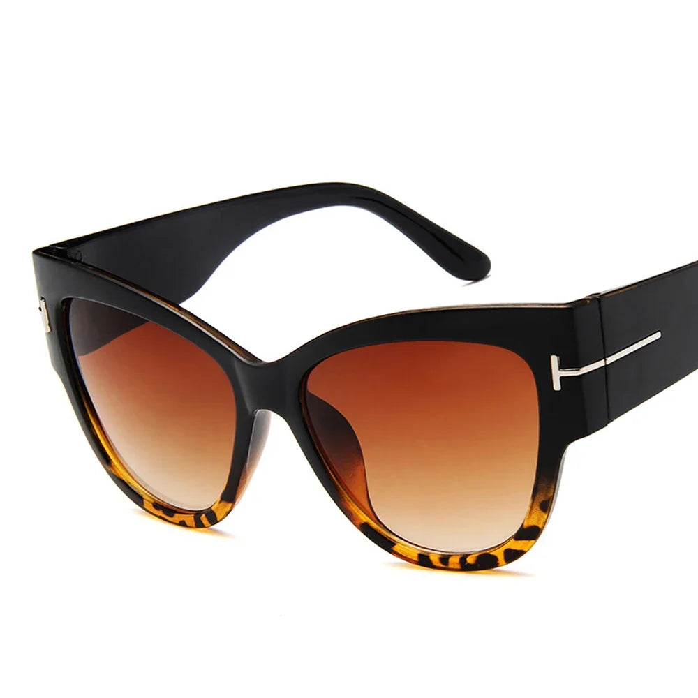 Cat Eye Women’s Sunglasses – Oversized Gradient UV400 Fashion Shades