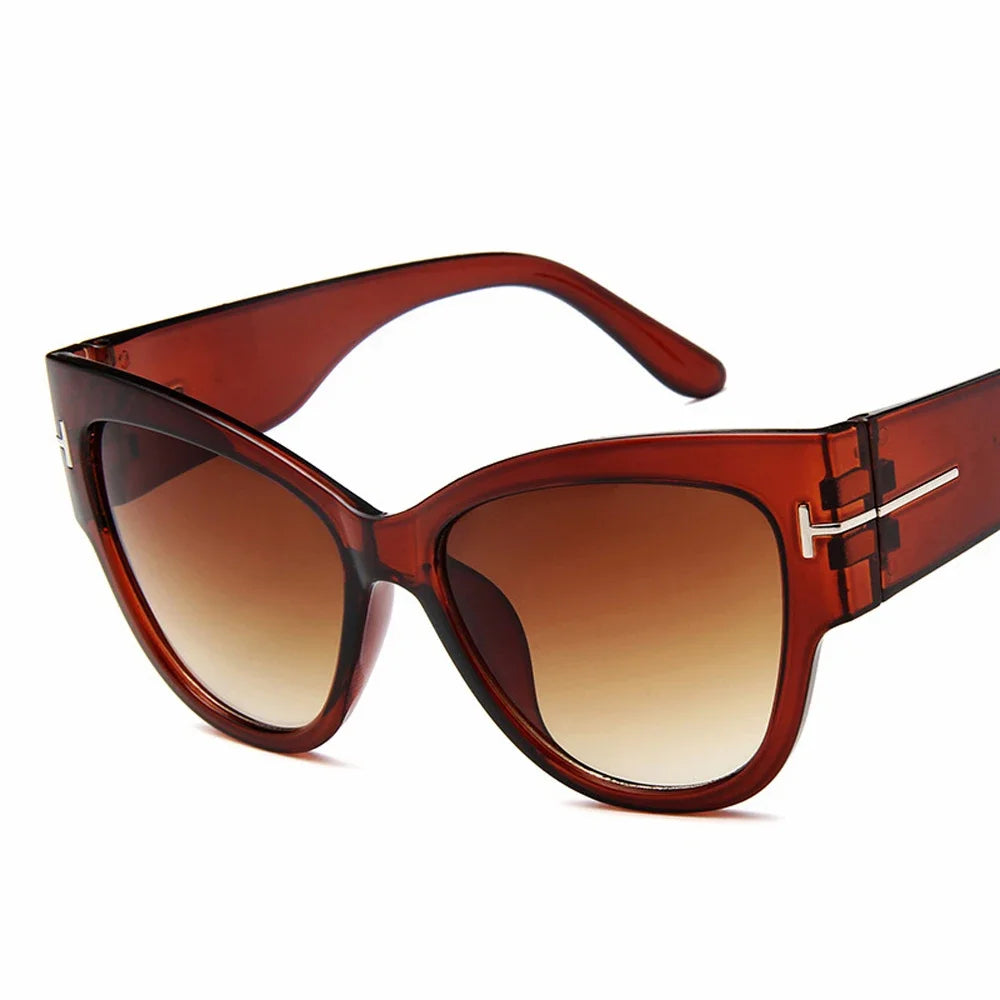 Cat Eye Women’s Sunglasses – Oversized Gradient UV400 Fashion Shades