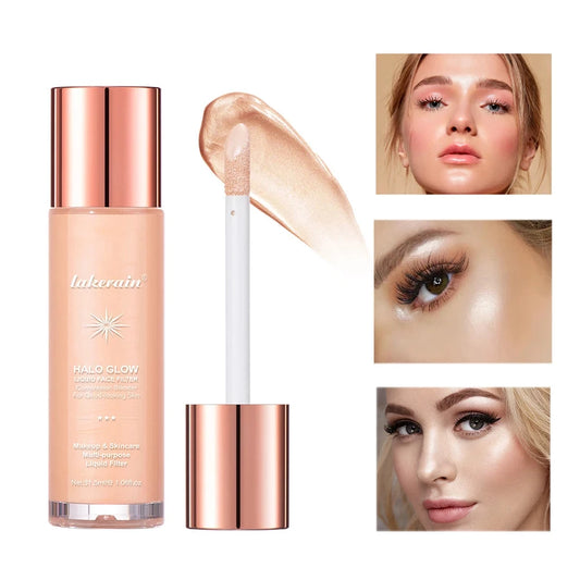 Halo Glow Liquid Filter – Liquid Highlighter & Bronzer for Face & Body