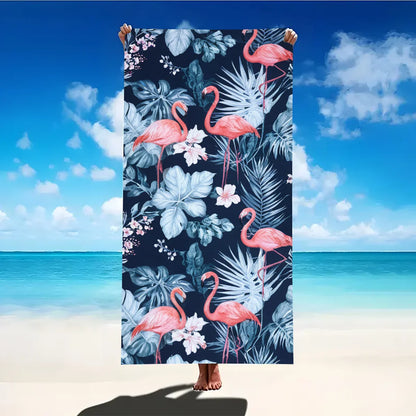 Print Sea Beach Towel Quick-Dry Washable Beach Towels Sandproof Portable Beach Towels  For Travel Swimming Camping Beach
