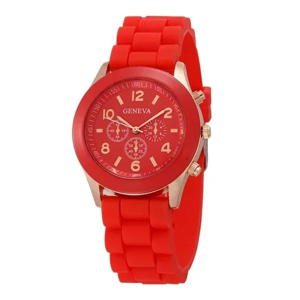 Women Watches New Fashion Luxury Brand Women's Watch Silicone Strap Quartz Wrist Watch For Female