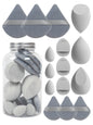 15-Piece Makeup Puff & Sponge Set – Loose Powder Puffs, Mini Makeup Eggs & Air Cushion Applicators