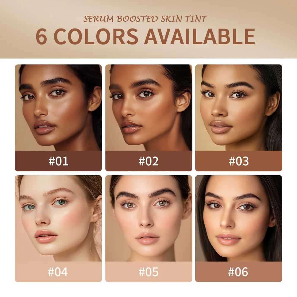 Stick Foundation Balm Serum Boosted Skin Tint Foundation Stick Smooth Plumper Hight Coverage Travel Bronze Foundation Stick