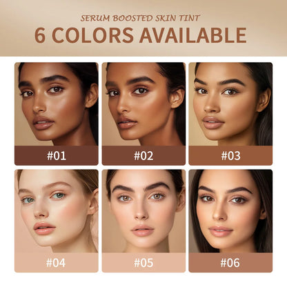 Stick Foundation Balm Serum Boosted Skin Tint Foundation Stick Smooth Plumper Hight Coverage Travel Bronze Foundation Stick