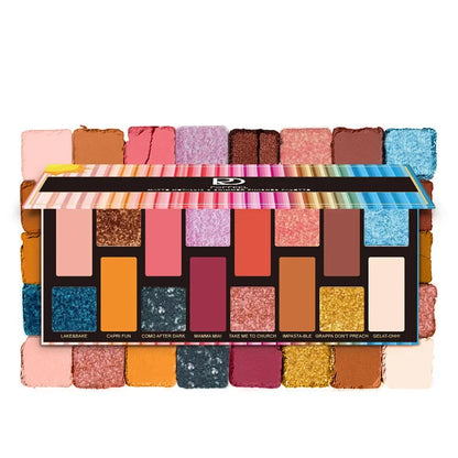 16 Color Eyeshadow Palette Glitter for Eyes Shimmer Matte Eye Shadow Korean Makeup For Women Cosmetics Eye Shine Waterproof