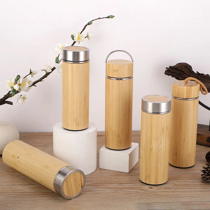 Personalized Bamboo Thermos