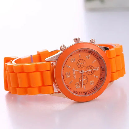 Women Watches New Fashion Luxury Brand Women's Watch Silicone Strap Quartz Wrist Watch For Female