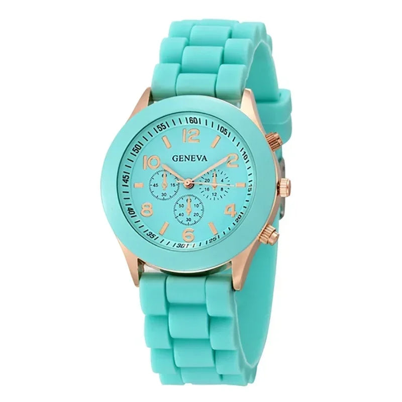 Women Watches New Fashion Luxury Brand Women's Watch Silicone Strap Quartz Wrist Watch For Female