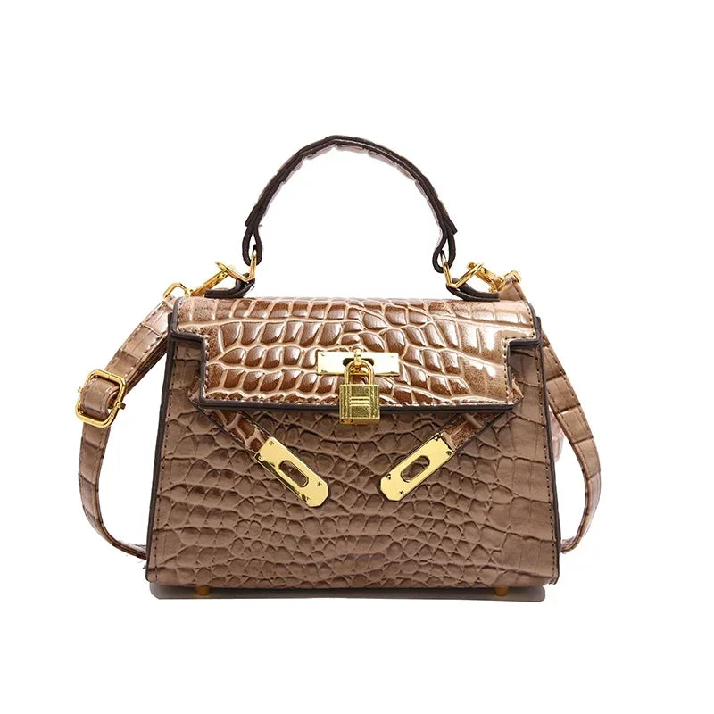 Ladies Messenger Bag Leather Handbags Shoulder Tote Fashionable Everyday Use
