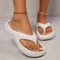 Thick Platform Eva Flip Flops For Women Summer Clip Toe Non Slip Beach Sandals Woman Comfortable Soft Sole Cloud Slippers