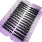 14Rows Fluffy Lash Clusters Thick Volume Eyelash Clusters Extensions 50D/80D Left/Right Individual Lashes Cat Eye Lash Extension