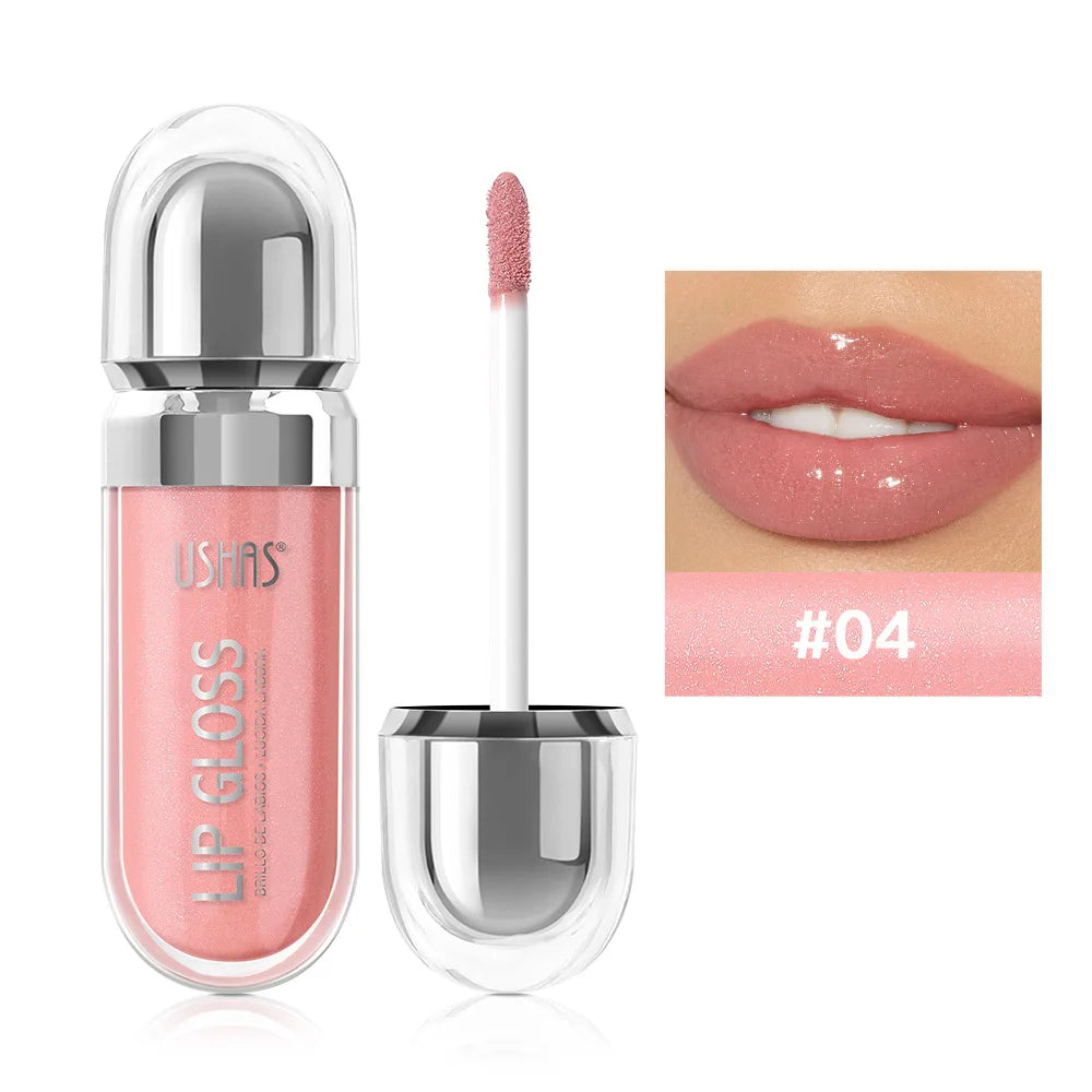 Mirror Fine Flash Liquid Lipstick – Pearlescent, Waterproof, Non-Stick, Long-Lasting Glossy Shine