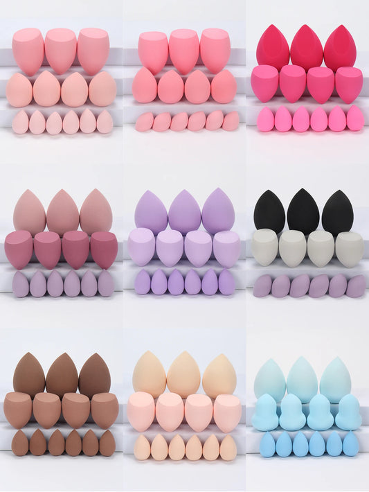 13 Large, Medium and Small Makeup Sponges, Which Become Larger When Exposed to Water, Do Not Contain Latex, Suitable for All Ski