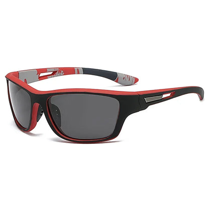 Men’s Polarized Sports Sunglasses with Rope – UV400 Outdoor Driving & Hiking Eyewear