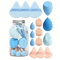 15-Piece Makeup Puff & Sponge Set – Loose Powder Puffs, Mini Makeup Eggs & Air Cushion Applicators