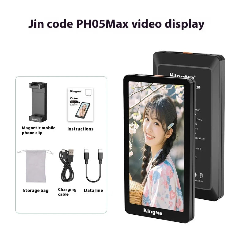 Smartphone Vlog Selfie Monitor Screen Magnetic Phone Rear Camera For Selfie Vlog Live Stream For Android Iphone Custom