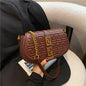 Leather Underarm Bag Women Gold-Tone Chain Crossbody Convertible Day-to-Evening Shoulder Purse Quiet Luxury Essential