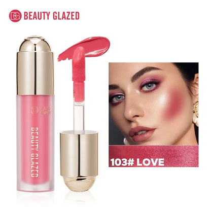 Glazed Velvet Matte Liquid Blush – Long-Lasting Natural Cheek Tint