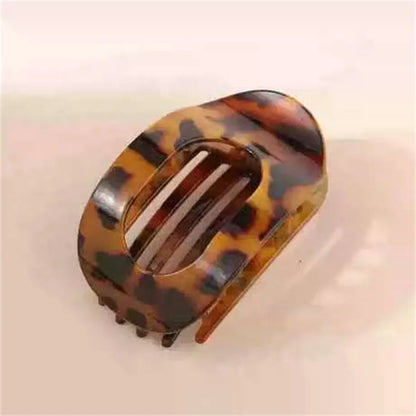 Elegant Bow Shark Clip Fashion Back Of Head Hair Clip Vintage Ponytail Fixed Hairgrips For Woman Simple Hollow Geometry Hairpin