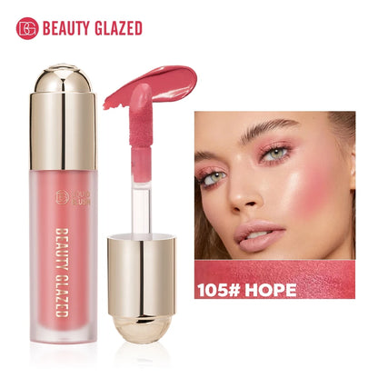 Glazed Velvet Matte Liquid Blush – Long-Lasting Natural Cheek Tint