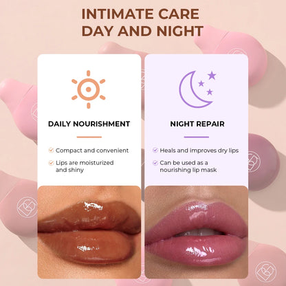 4-Color Lip Gloss & Lip Oil Set – High Shine, Moisturizing, Long-Lasting Lip Care