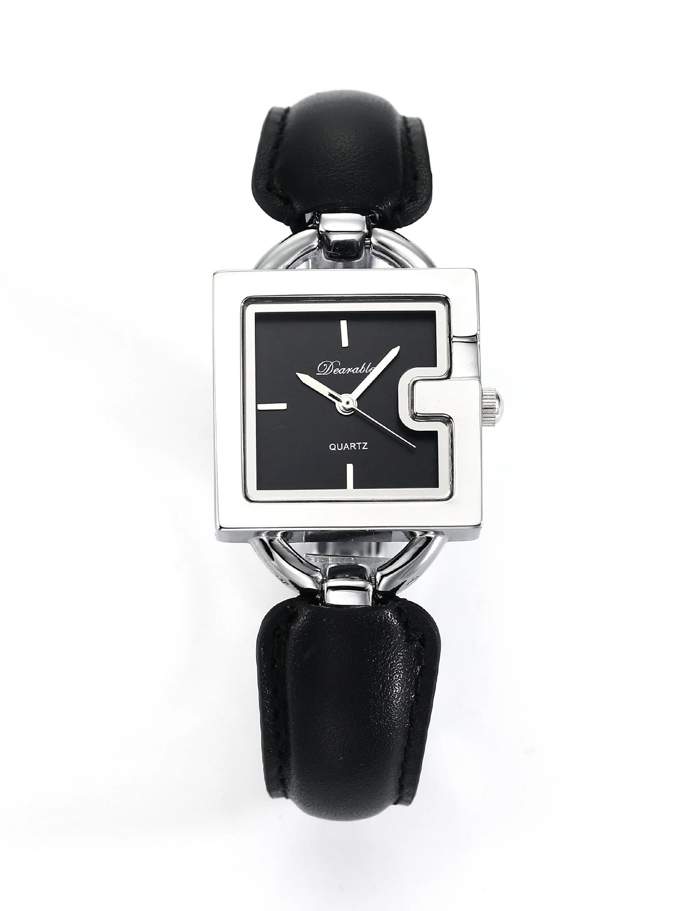 Ladies' square belt watch, simple and fashionable quartz watch, waterproof and luminous