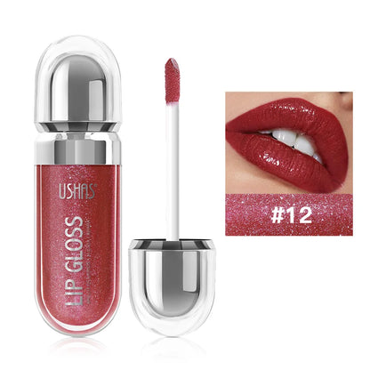 Mirror Fine Flash Liquid Lipstick – Pearlescent, Waterproof, Non-Stick, Long-Lasting Glossy Shine
