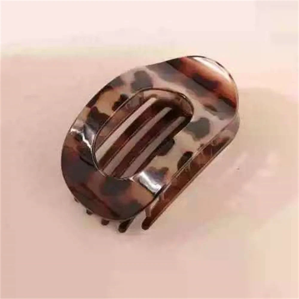 Elegant Bow Shark Clip Fashion Back Of Head Hair Clip Vintage Ponytail Fixed Hairgrips For Woman Simple Hollow Geometry Hairpin