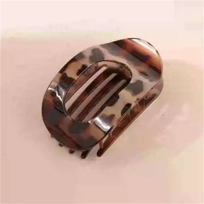 Elegant Bow Shark Clip Fashion Back Of Head Hair Clip Vintage Ponytail Fixed Hairgrips For Woman Simple Hollow Geometry Hairpin