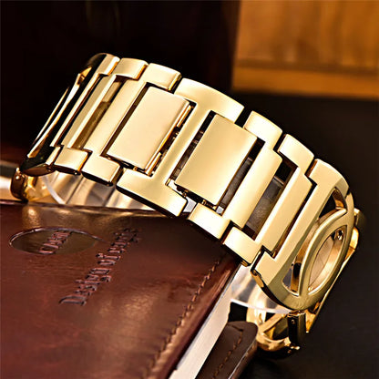 Women Original XINEW 6438 Watches Ladies Casual Golden Quartz Bracelets Watch