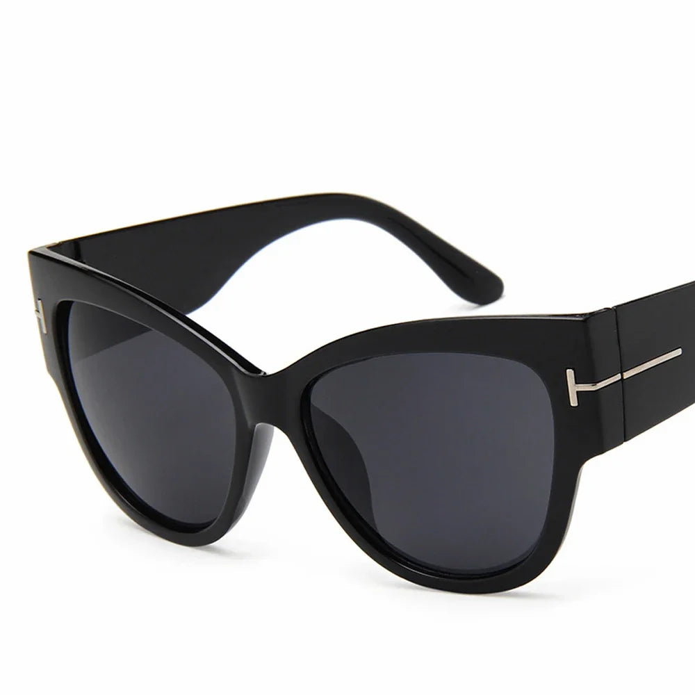 Cat Eye Women’s Sunglasses – Oversized Gradient UV400 Fashion Shades