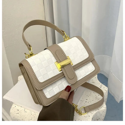 Women's Shoulder Bag Chain Crossbody Bag Fashion Women's Bag Personalized Retro Portable Small Square Bag