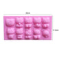 Cartoon Silicone Mold For Baking Stitch Bear Mouse Cat Pig Duck Chocolate Soap Mould Animal Cake Decorating Tool Cupcake Topper