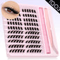 Eyelash Clusters Kit DIY Lash Extension Kit Lash Bond And Seal And Eyelash Tweezers With Waterproof Strong Hold