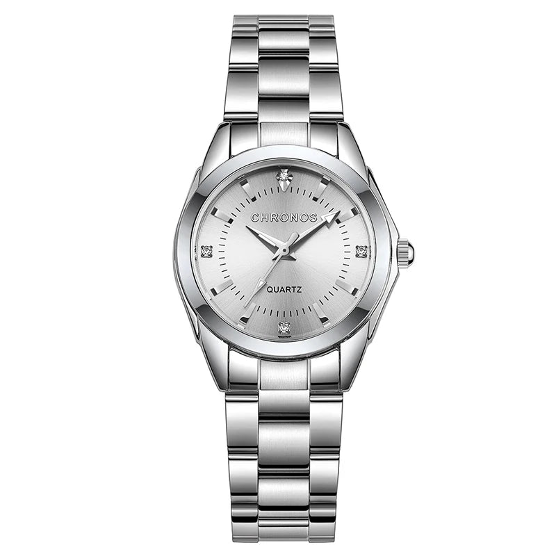 Elegant Women Watch Luxury Ladies Fashion Brand Wristwatch Quartz Movement Stainless Steel Gift for Female Girlfriend