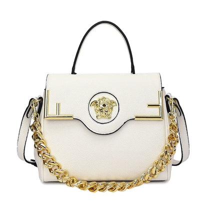 Women's Stylish Leather Shoulder Bag - Classic Elegant Ladies Crossbody Bag Handbags Fashion