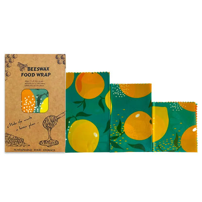 Reusable Food Fresh Keeping Cloth Organic Storage Natural Grade Beeswax Food Wrap Eco Friendly Kitchen Packaging Paper