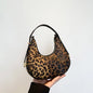 Cow Pattern Shoulder Bag For Spring/Summer Versatile Women's Bag Personalized Korean Leopard Pattern Underarm Handbag
