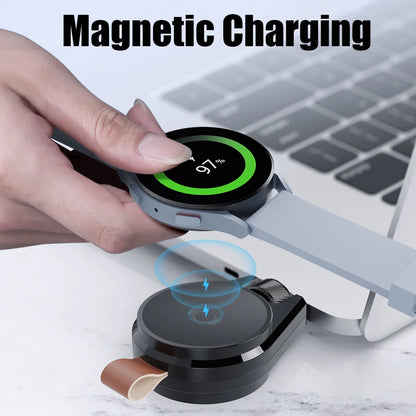 Wireless Magnetic Charging Dock Portable USB C Watch Charger Cable Wireless Smart Watch Accessories for Samsung Galaxy Watch 7