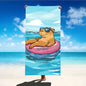 Print Sea Beach Towel Quick-Dry Washable Beach Towels Sandproof Portable Beach Towels  For Travel Swimming Camping Beach