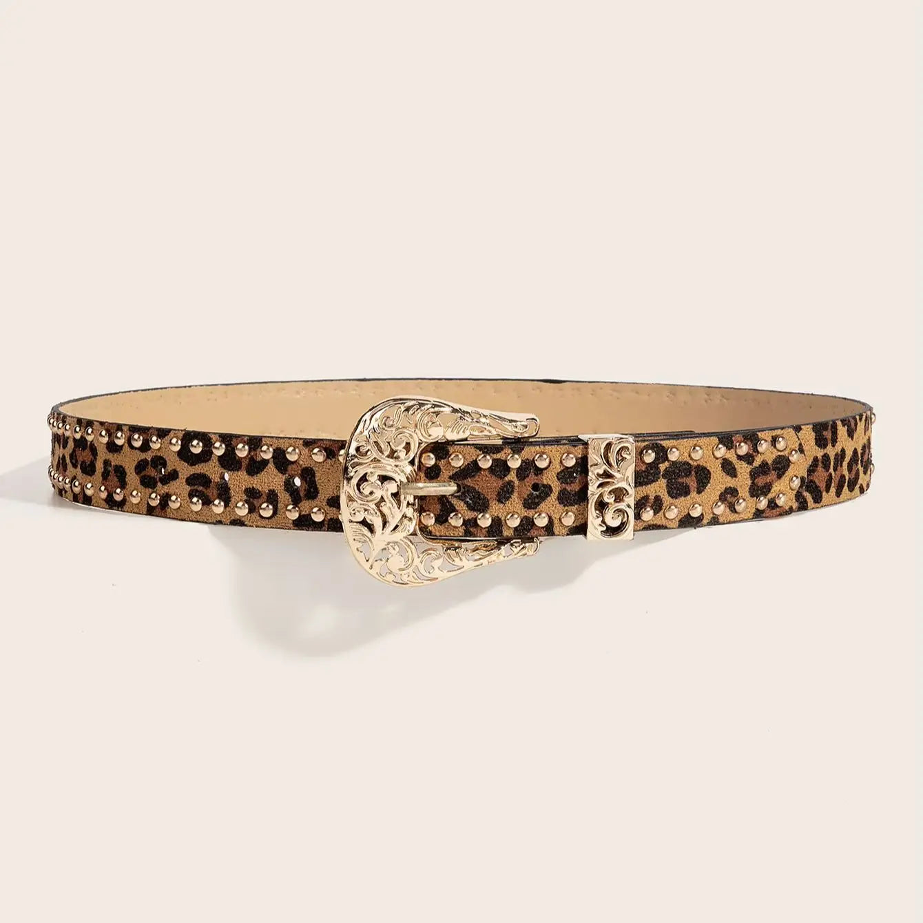 Western Brown PU Leather Leopard Women Belts For Women Cowgirl High Quality Luxury Brands Punk Accessory Wide Female belt