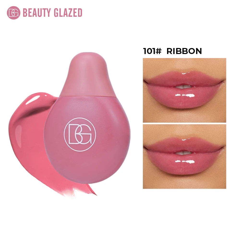 4-Color Lip Gloss & Lip Oil Set – High Shine, Moisturizing, Long-Lasting Lip Care