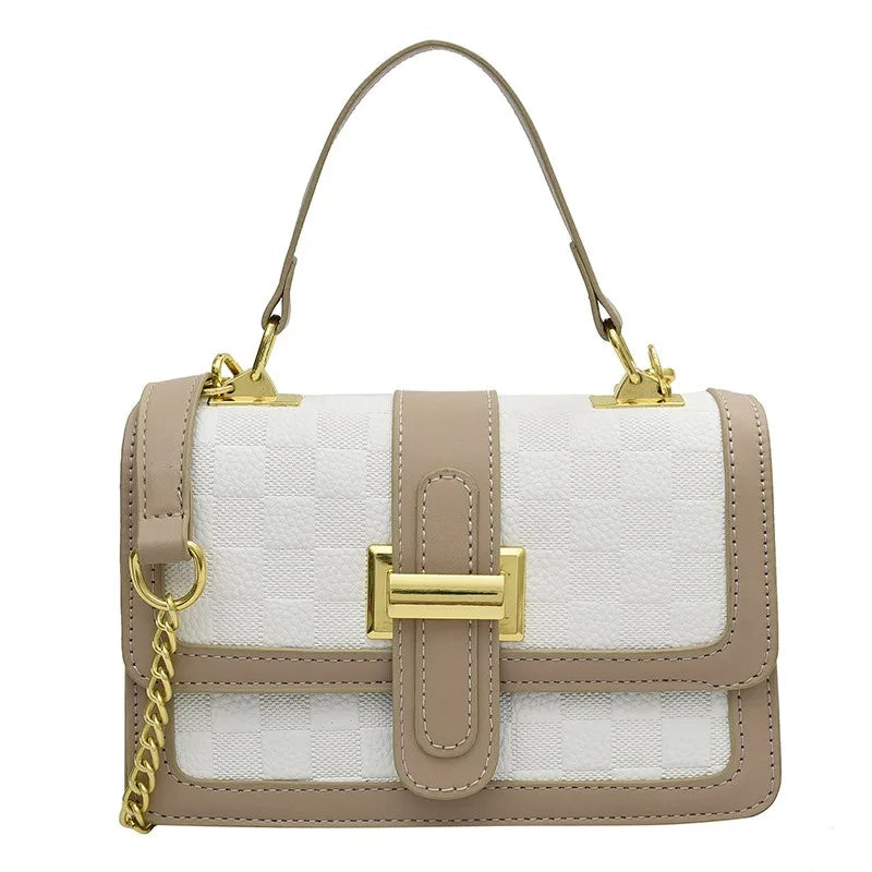 Women's Shoulder Bag Chain Crossbody Bag Fashion Women's Bag Personalized Retro Portable Small Square Bag